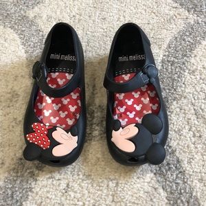 Mini Melissa Minnie/Mickey shoes